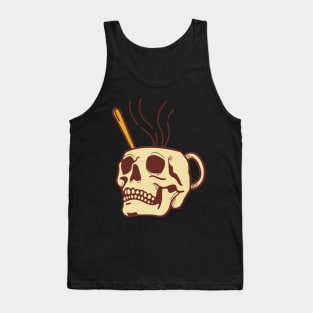 Vintage Skull Cup Tank Top